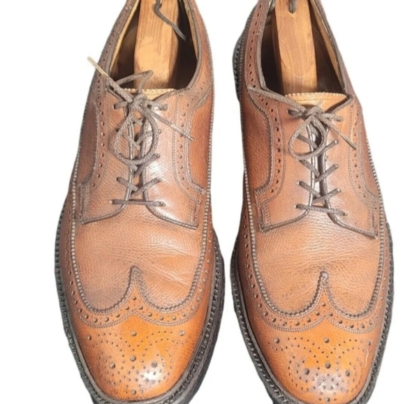 Vintage Florsheim Imperial V Cleat Men’s Shoes Size 10 1/2 C SB1 - Picture 11 of 13